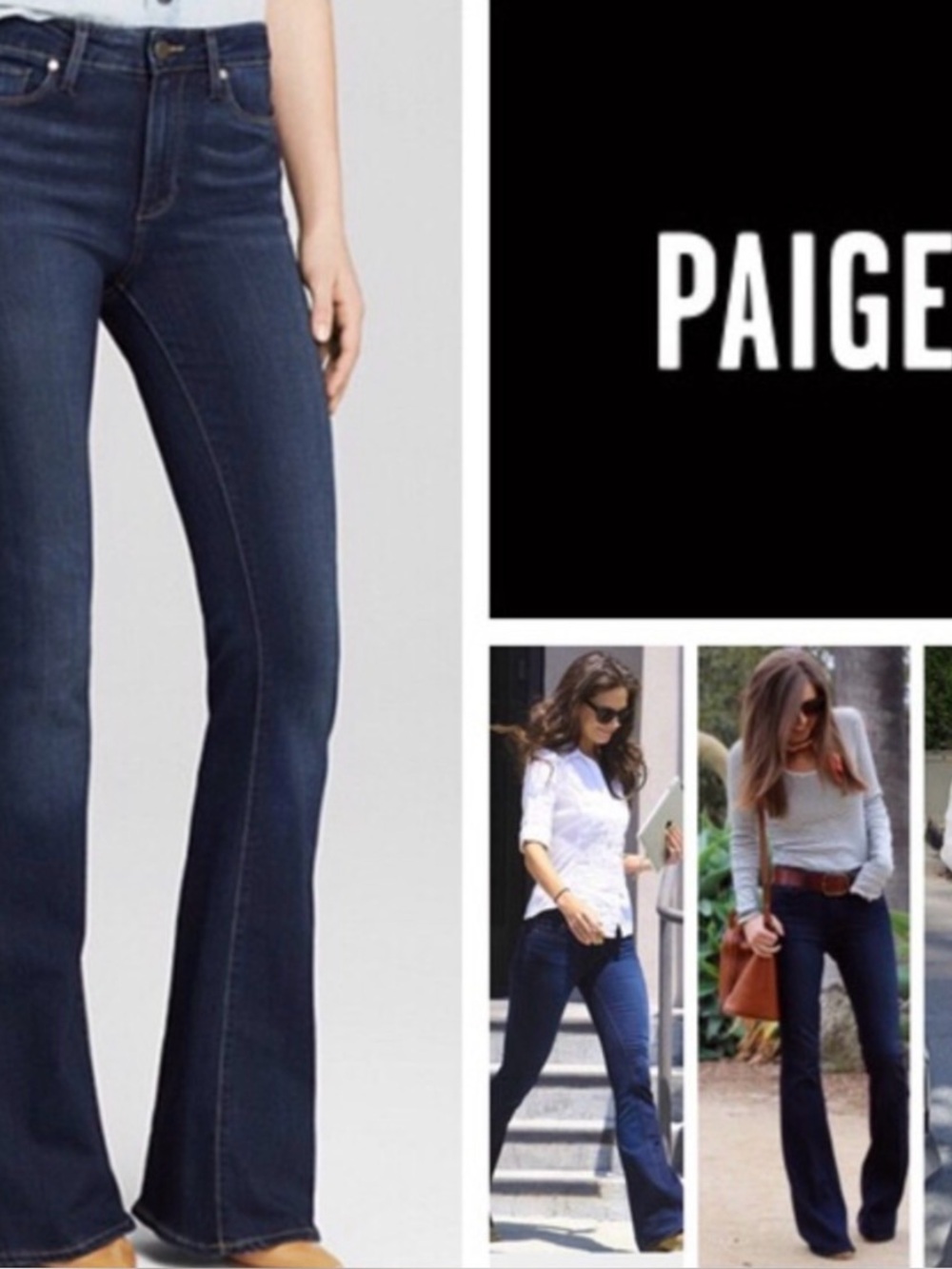 PAIGE High Rise Bell Canyon High Rise Flare Jeans